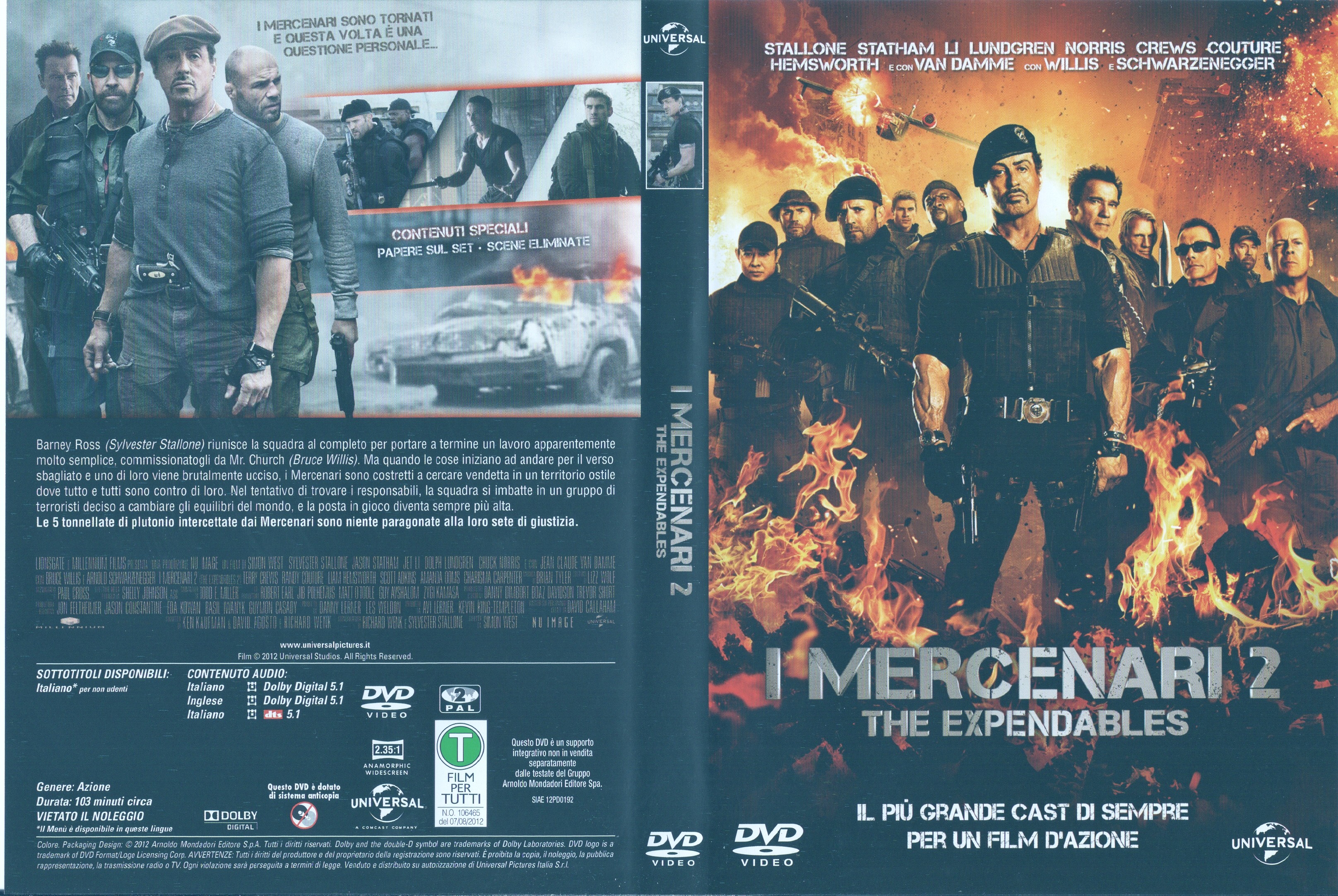 I MERCENARI 2 - DVD e Blu-Ray - Spot Tv Panorama 